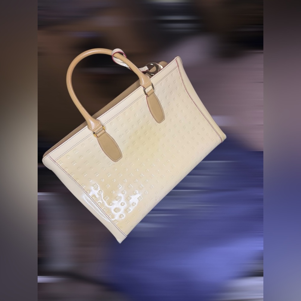 Arcadia Business Italian Patent Leather Grab Tote w/ dust bag